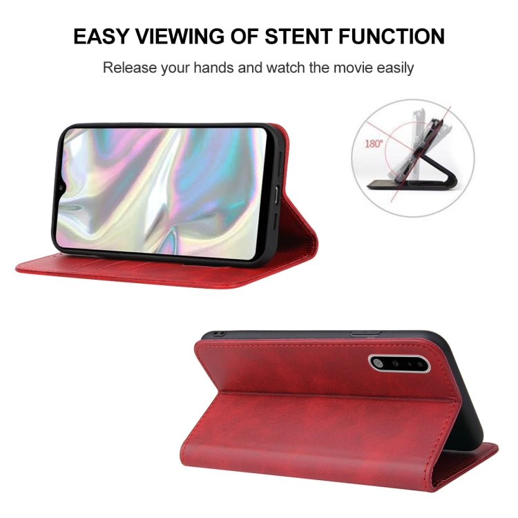 For Samsung Galaxy A70e Magnetic Closure Leather Phone Case
