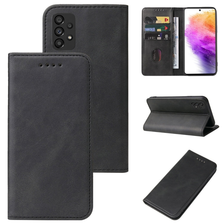 For Samsung Galaxy A73 5G Magnetic Closure Leather Phone Case
