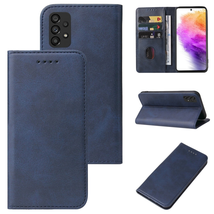 For Samsung Galaxy A73 5G Magnetic Closure Leather Phone Case