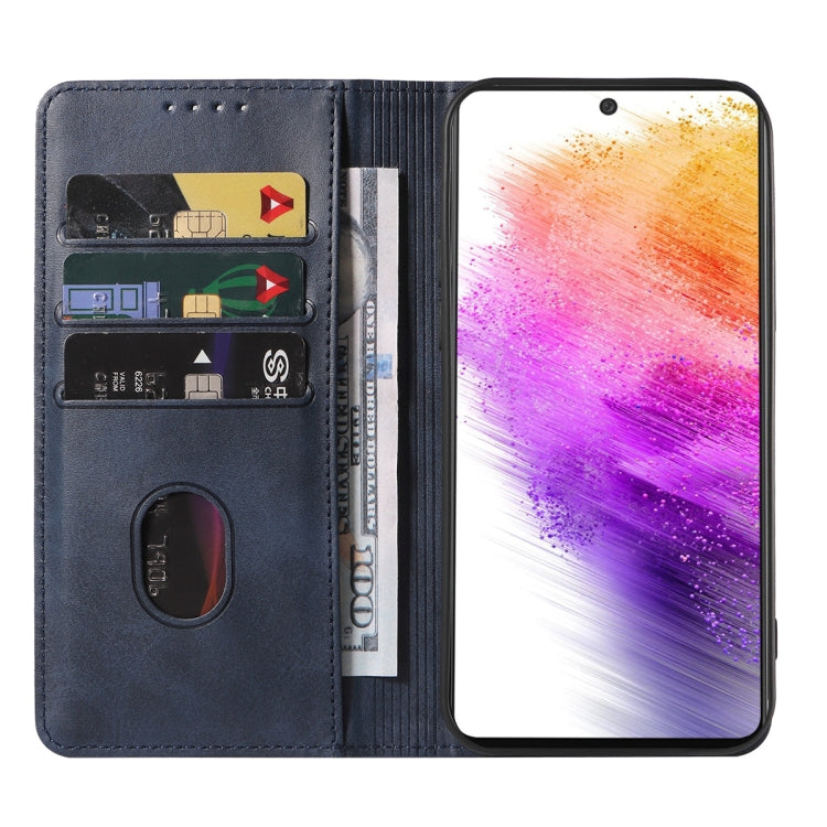 For Samsung Galaxy A73 5G Magnetic Closure Leather Phone Case