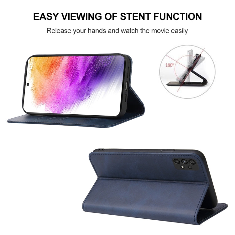 For Samsung Galaxy A73 5G Magnetic Closure Leather Phone Case