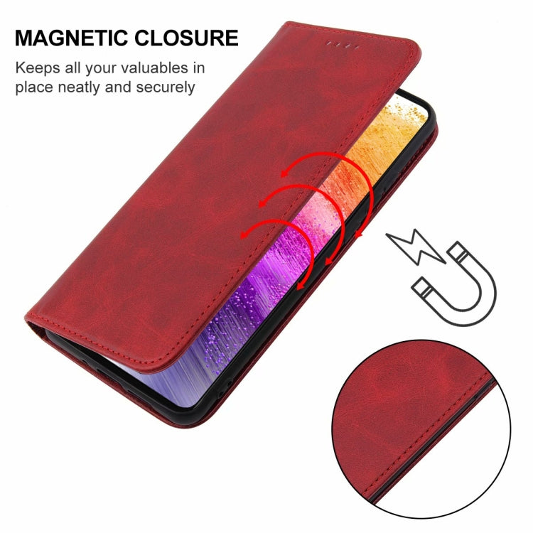 For Samsung Galaxy A73 5G Magnetic Closure Leather Phone Case