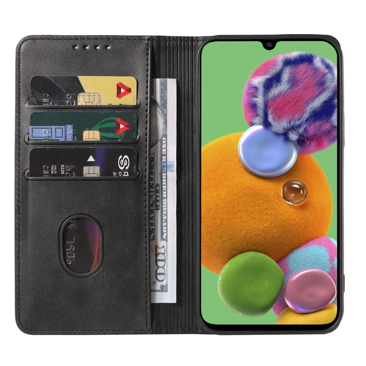 For Samsung Galaxy A90 5G Magnetic Closure Leather Phone Case