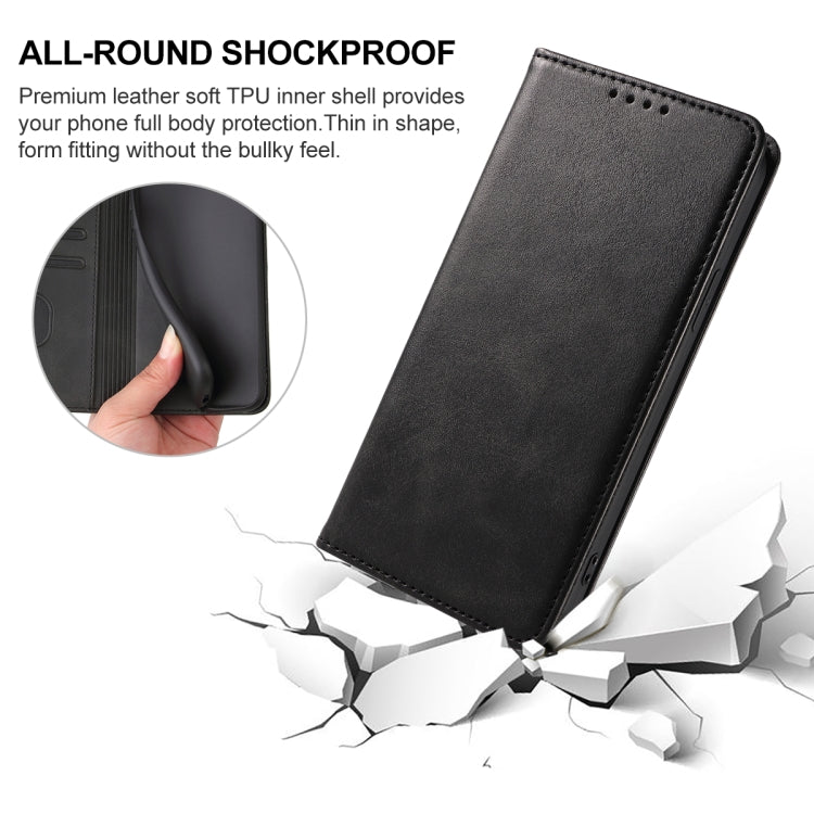 For Samsung Galaxy A90 5G Magnetic Closure Leather Phone Case