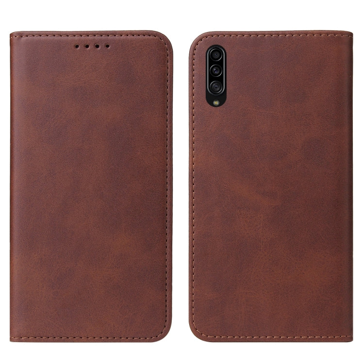 For Samsung Galaxy A90 5G Magnetic Closure Leather Phone Case