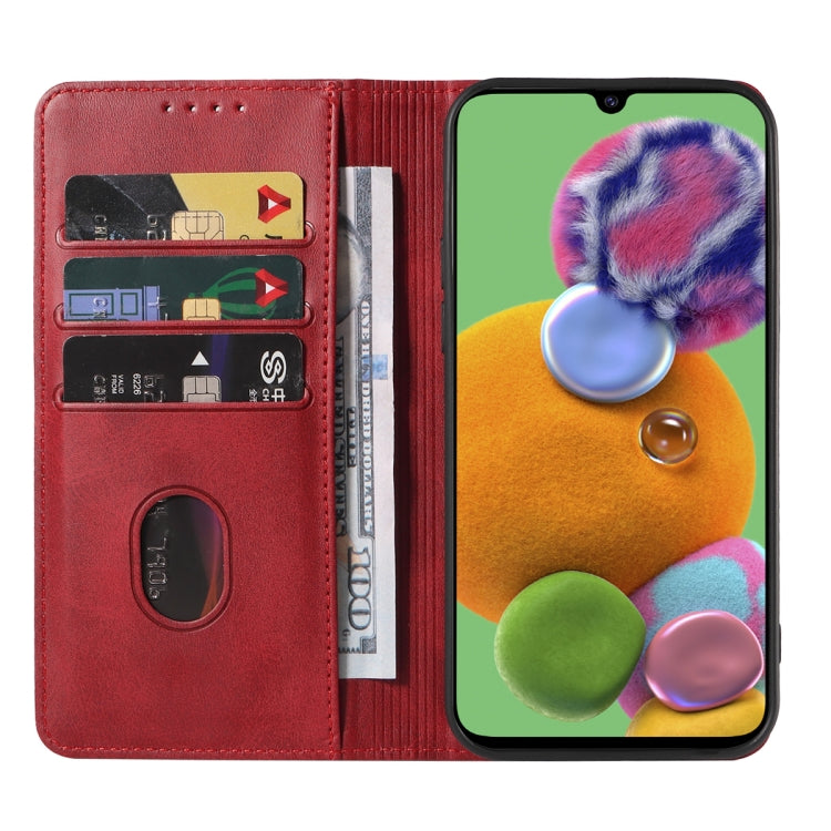 For Samsung Galaxy A90 5G Magnetic Closure Leather Phone Case