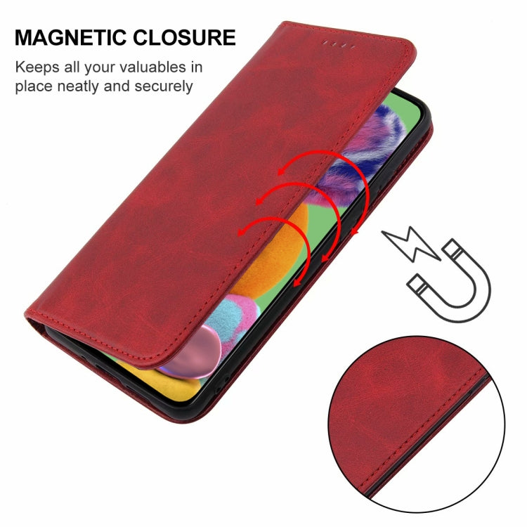 For Samsung Galaxy A90 5G Magnetic Closure Leather Phone Case