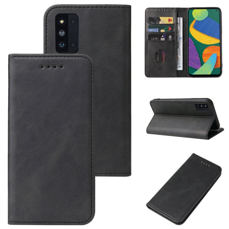 For Samsung Galaxy F52 5G Magnetic Closure Leather Phone Case
