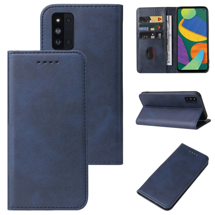For Samsung Galaxy F52 5G Magnetic Closure Leather Phone Case