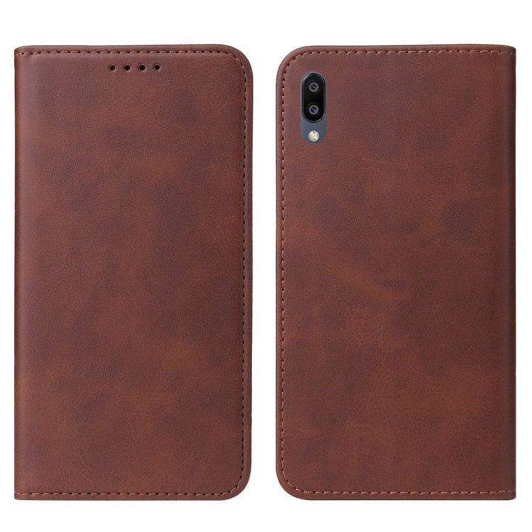 For Samsung Galaxy M10 / A10 Magnetic Closure Leather Phone Case