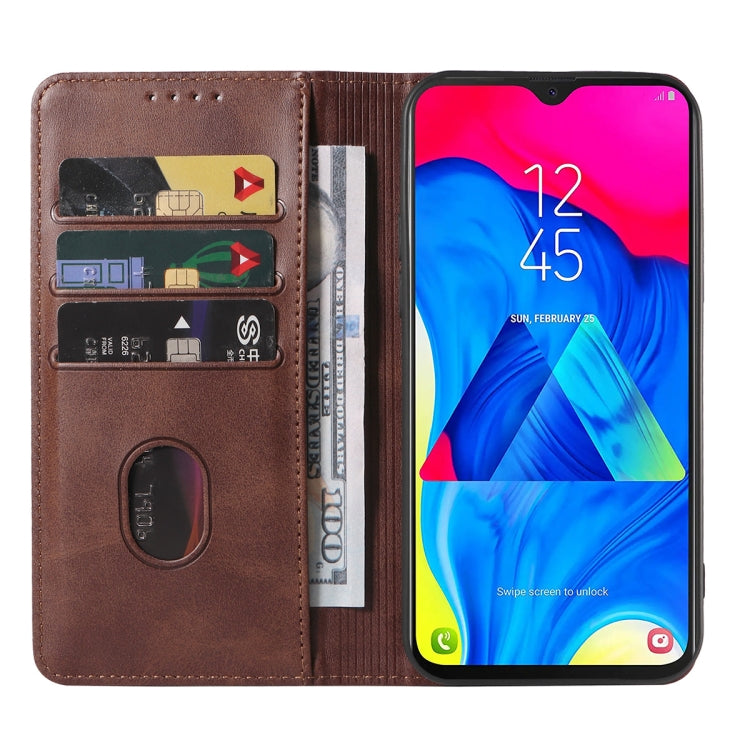 For Samsung Galaxy M10 / A10 Magnetic Closure Leather Phone Case