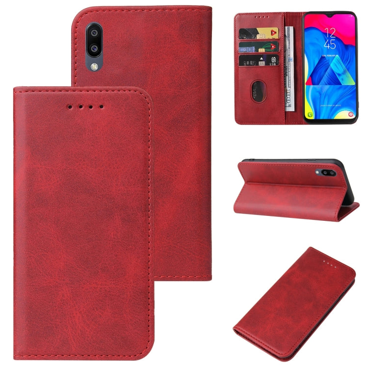 For Samsung Galaxy M10 / A10 Magnetic Closure Leather Phone Case