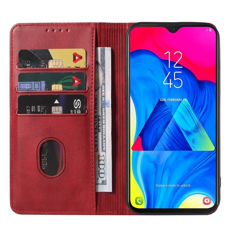 For Samsung Galaxy M10 / A10 Magnetic Closure Leather Phone Case