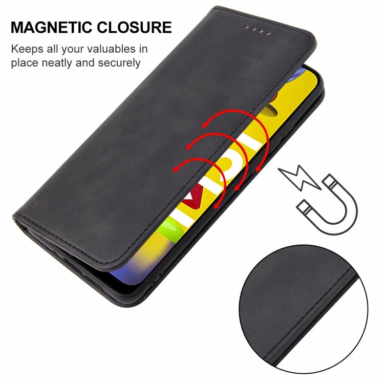 For Samsung Galaxy M31 / M31 Prime / F41 / M21S Magnetic Closure Leather Phone Case