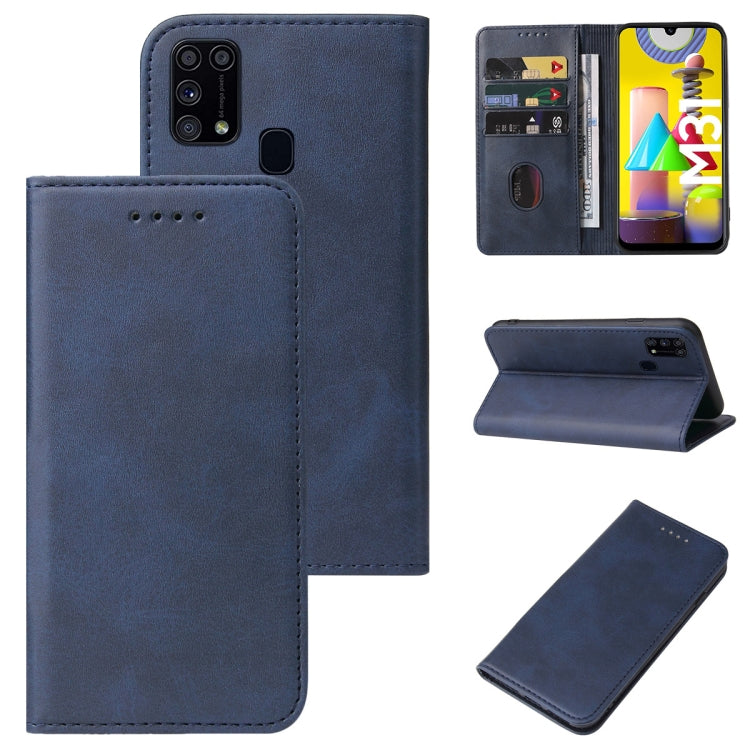 For Samsung Galaxy M31 / M31 Prime / F41 / M21S Magnetic Closure Leather Phone Case