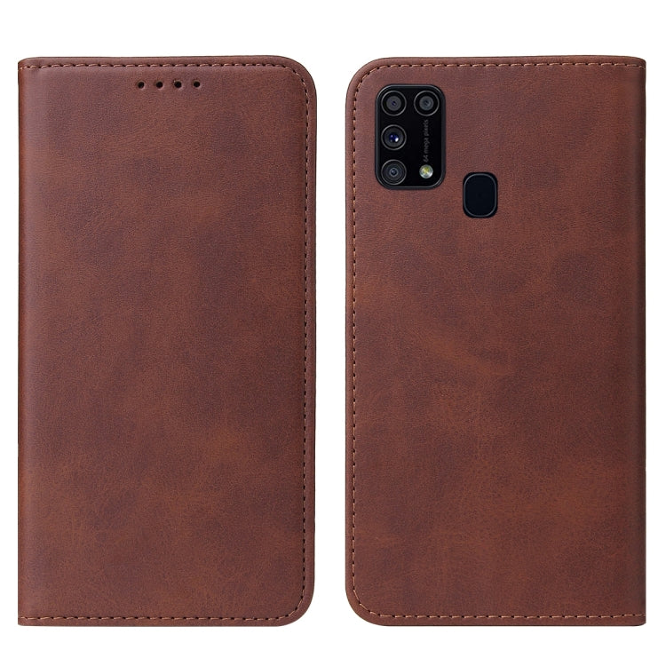 For Samsung Galaxy M31 / M31 Prime / F41 / M21S Magnetic Closure Leather Phone Case