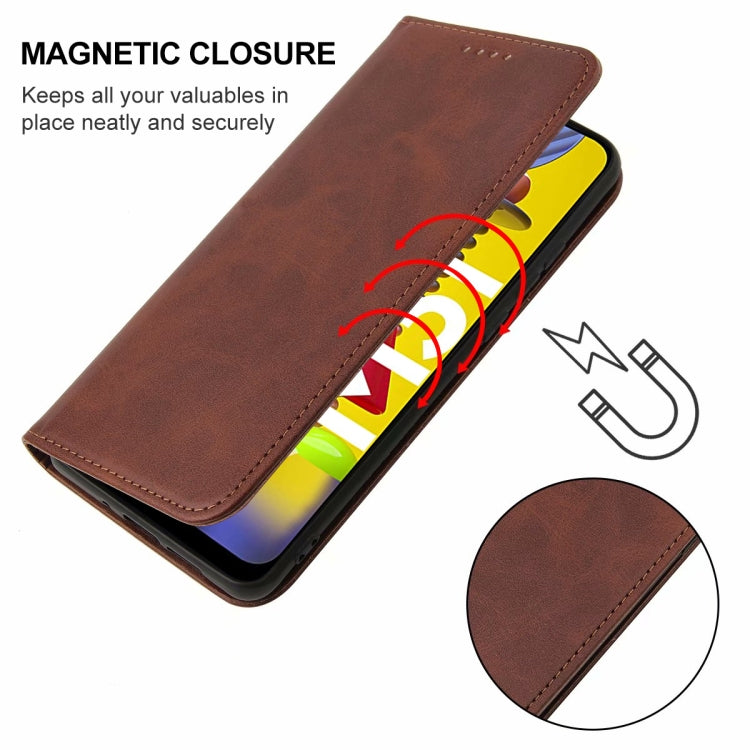 For Samsung Galaxy M31 / M31 Prime / F41 / M21S Magnetic Closure Leather Phone Case