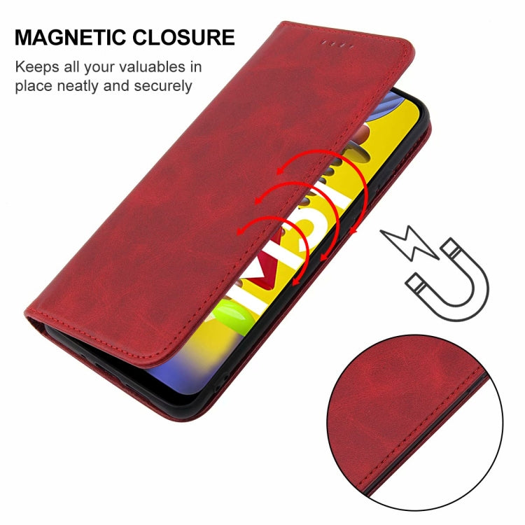 For Samsung Galaxy M31 / M31 Prime / F41 / M21S Magnetic Closure Leather Phone Case