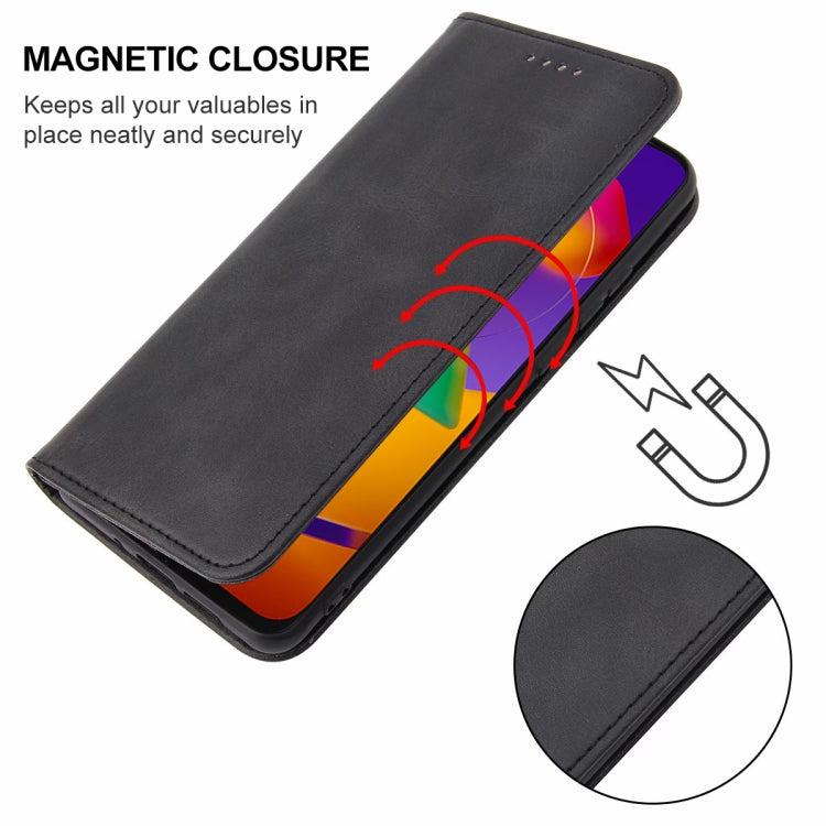 For Samsung Galaxy M31s Magnetic Closure Leather Phone Case