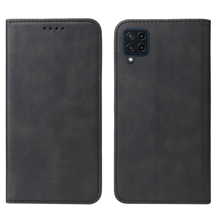 For Samsung Galaxy M32 Magnetic Closure Leather Phone Case