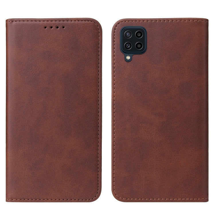 For Samsung Galaxy M32 Magnetic Closure Leather Phone Case