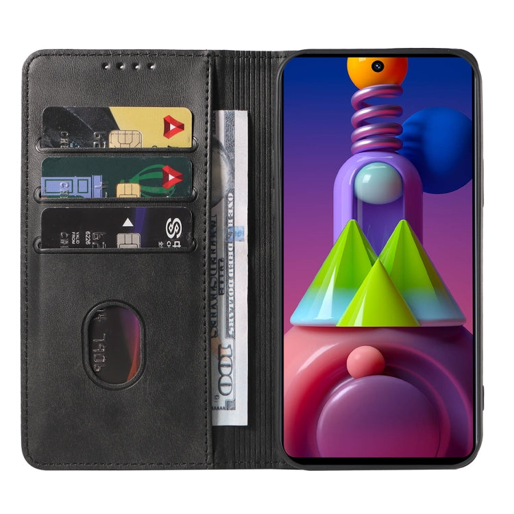 For Samsung Galaxy M51 EU Version Magnetic Closure Leather Phone Case