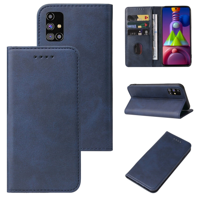 For Samsung Galaxy M51 EU Version Magnetic Closure Leather Phone Case