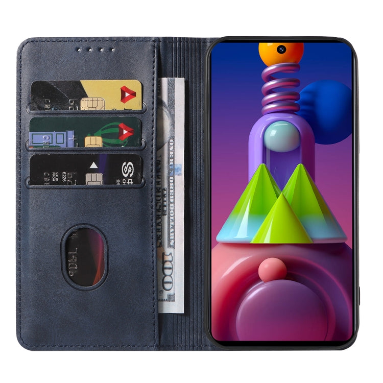 For Samsung Galaxy M51 EU Version Magnetic Closure Leather Phone Case