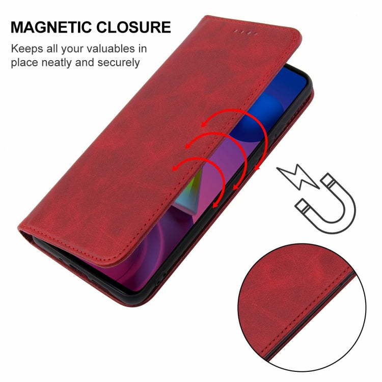For Samsung Galaxy M51 EU Version Magnetic Closure Leather Phone Case