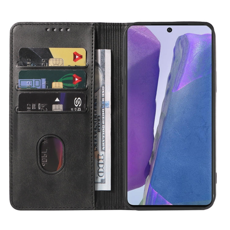 For Samsung Galaxy Note20 Magnetic Closure Leather Phone Case
