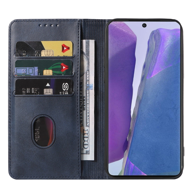 For Samsung Galaxy Note20 Magnetic Closure Leather Phone Case