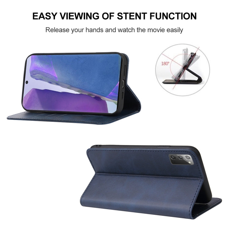 For Samsung Galaxy Note20 Magnetic Closure Leather Phone Case