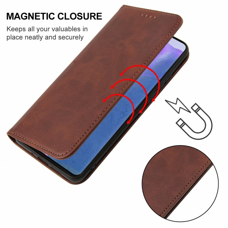 For Samsung Galaxy Note20 Magnetic Closure Leather Phone Case