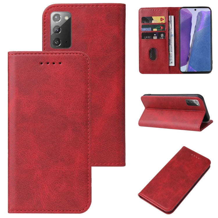 For Samsung Galaxy Note20 Magnetic Closure Leather Phone Case