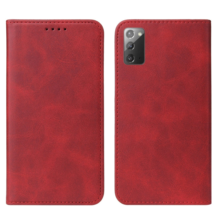 For Samsung Galaxy Note20 Magnetic Closure Leather Phone Case