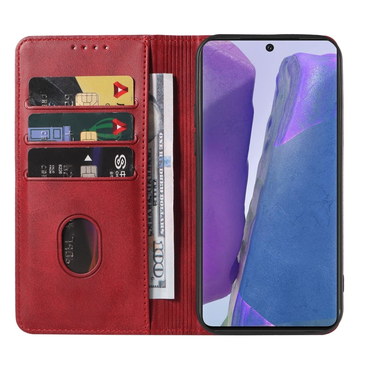 For Samsung Galaxy Note20 Magnetic Closure Leather Phone Case