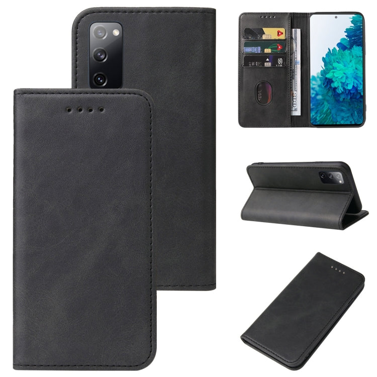 For Samsung Galaxy S20 FE 5G / S20 FE / S20 Lite /  S20 FE 2022 Magnetic Closure Leather Phone Case