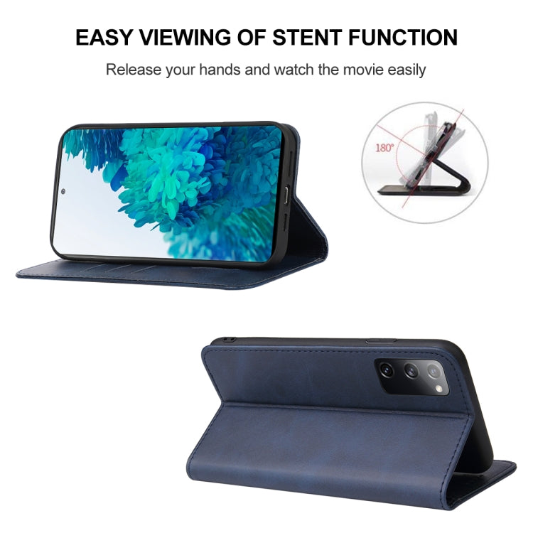 For Samsung Galaxy S20 FE 5G / S20 FE / S20 Lite /  S20 FE 2022 Magnetic Closure Leather Phone Case