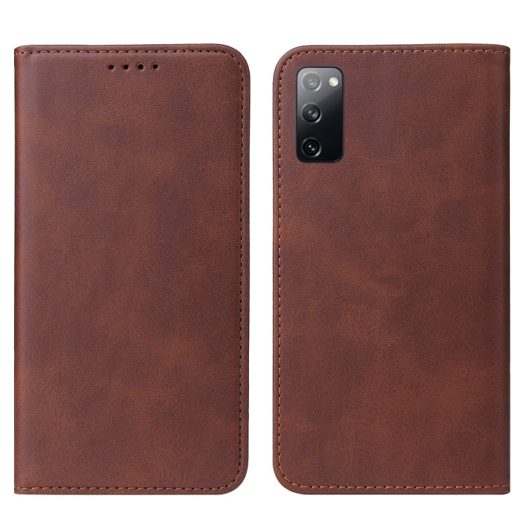 For Samsung Galaxy S20 FE 5G / S20 FE / S20 Lite /  S20 FE 2022 Magnetic Closure Leather Phone Case