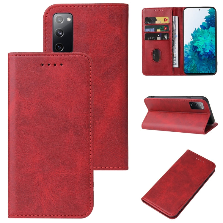 For Samsung Galaxy S20 FE 5G / S20 FE / S20 Lite /  S20 FE 2022 Magnetic Closure Leather Phone Case
