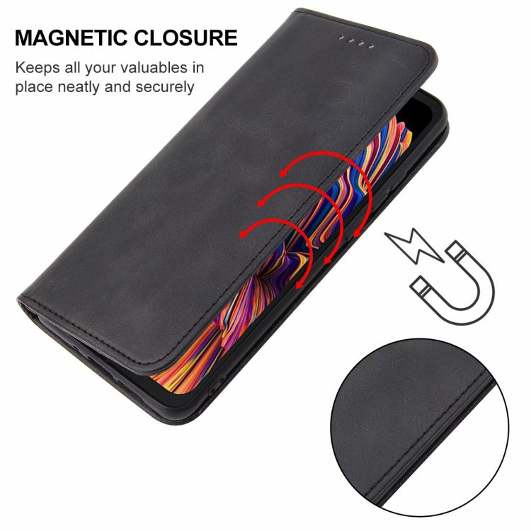 For Samsung Galaxy Xcover Pro Magnetic Closure Leather Phone Case