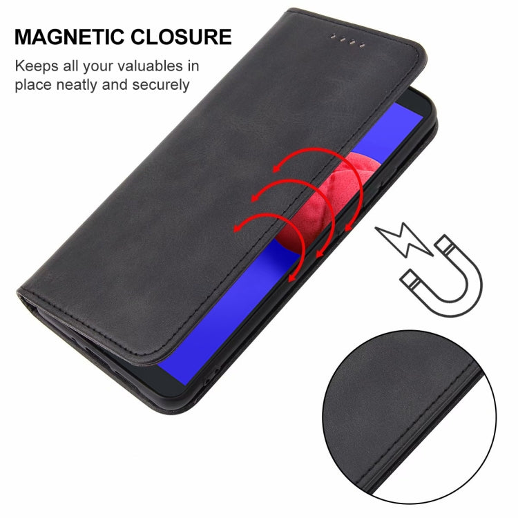For Samsung Galaxy A01 Core / M01 Core Magnetic Closure Leather Phone Case