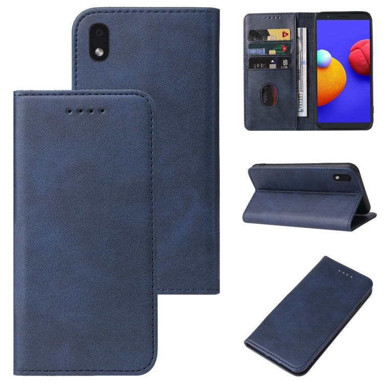 For Samsung Galaxy A01 Core / M01 Core Magnetic Closure Leather Phone Case