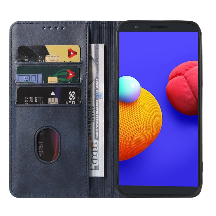 For Samsung Galaxy A01 Core / M01 Core Magnetic Closure Leather Phone Case