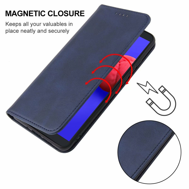 For Samsung Galaxy A01 Core / M01 Core Magnetic Closure Leather Phone Case