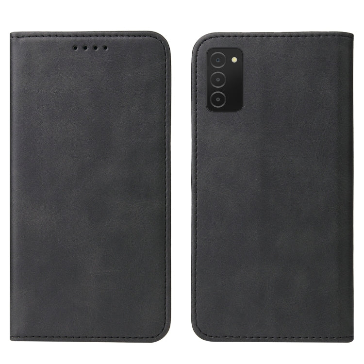 For Samsung Galaxy A02s US / M02s / A03s 164mm Magnetic Closure Leather Phone Case