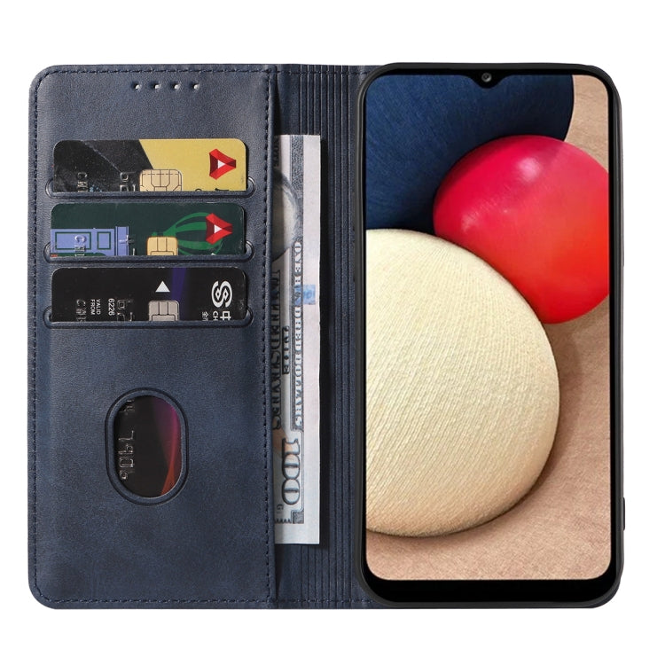 For Samsung Galaxy A02s US / M02s / A03s 164mm Magnetic Closure Leather Phone Case