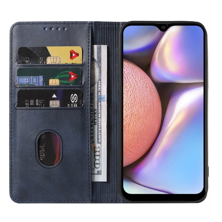 For Samsung Galaxy A10s / M01s Magnetic Closure Leather Phone Case
