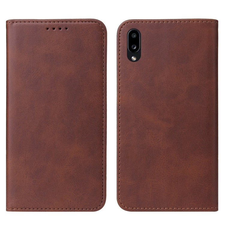 For Samsung Galaxy A10s / M01s Magnetic Closure Leather Phone Case