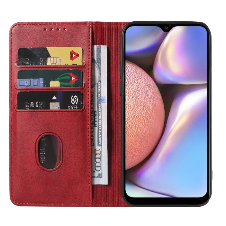 For Samsung Galaxy A10s / M01s Magnetic Closure Leather Phone Case
